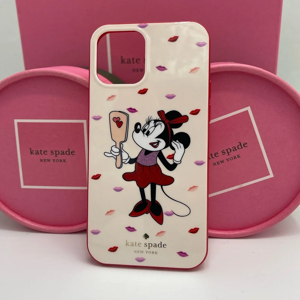 Kate Spade NY x Disney Minnie Mouse IPhone 12/12 Pro Mini Flexible Phone Case - Picture 8 of 16